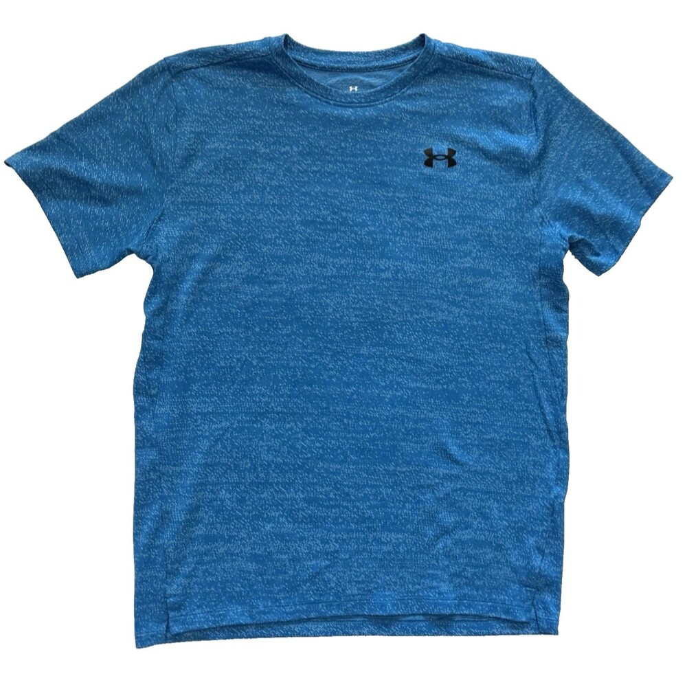 Under Armour Youth XL Tech Vent Jacquard T-Shirt Blue Performance Athletic